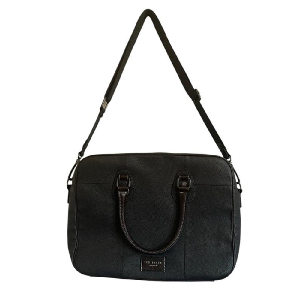 TED BAKER LEATHER HOOSTEN TRAVEL DOCUMENTS BAG